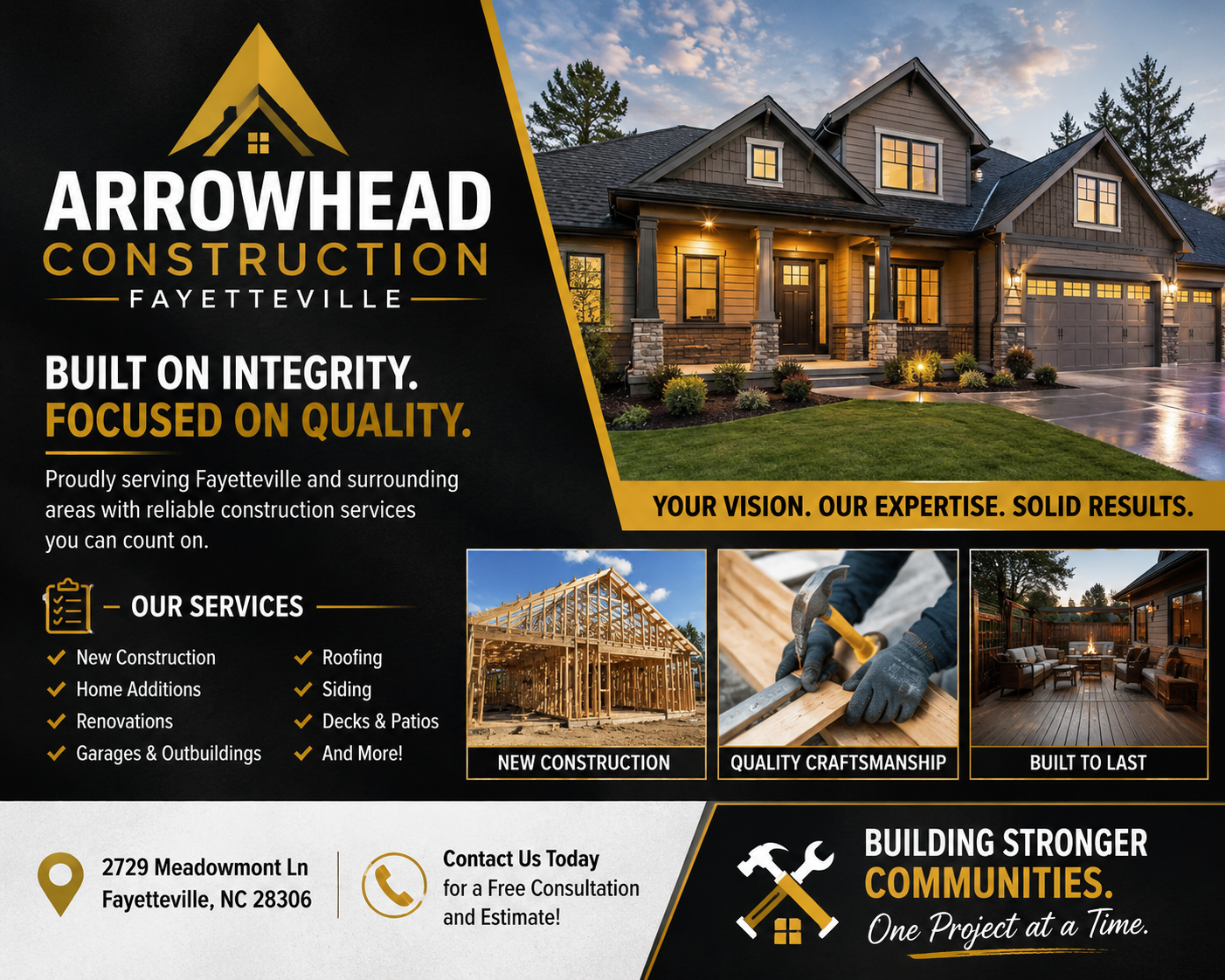 Arrowhead Construction Fayetteville