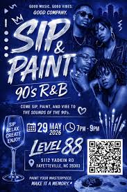 Sip & Paint: 90’s R&B Edition