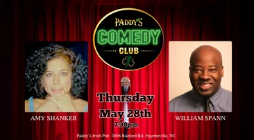 Paddy's Comedy Club: Amy Shanker & William Spann