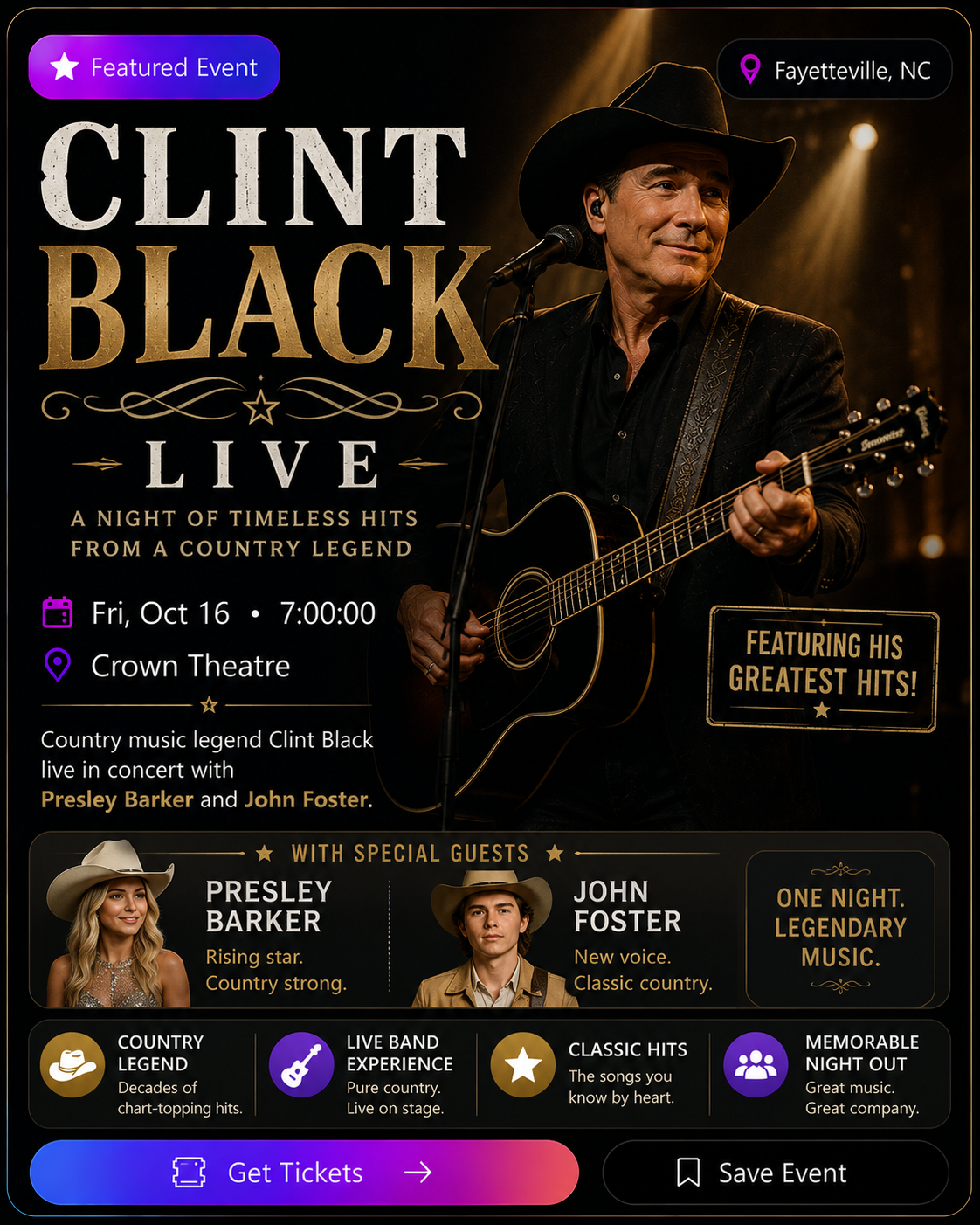 Clint Black Live