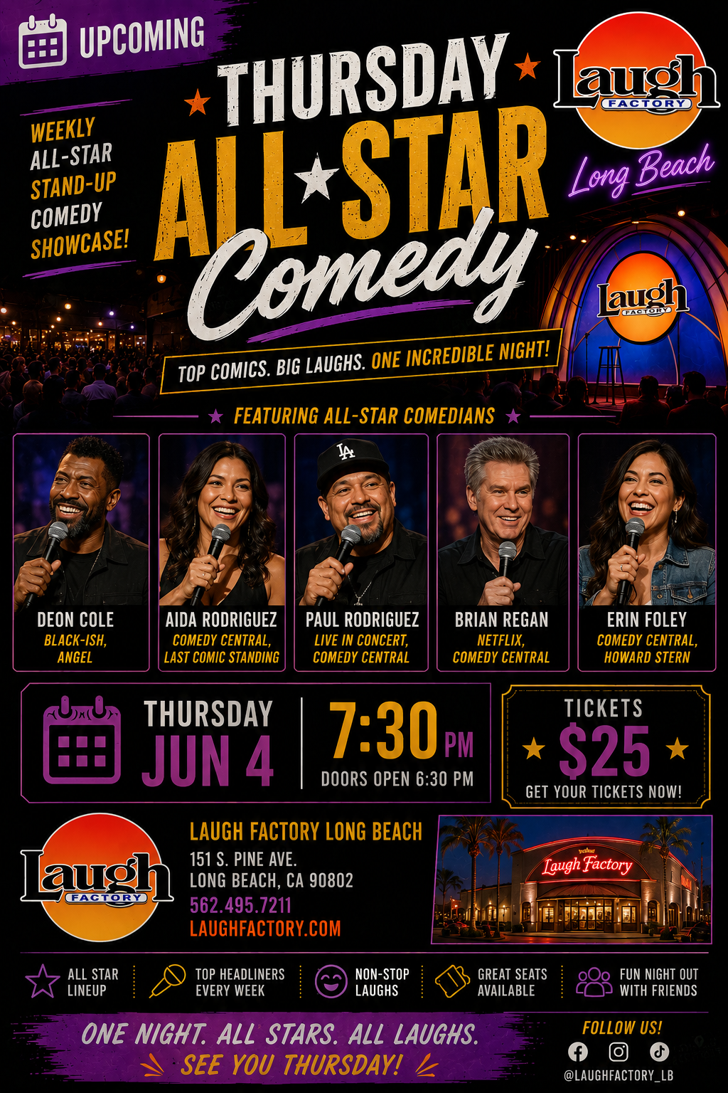 Thursday All Star Comedy