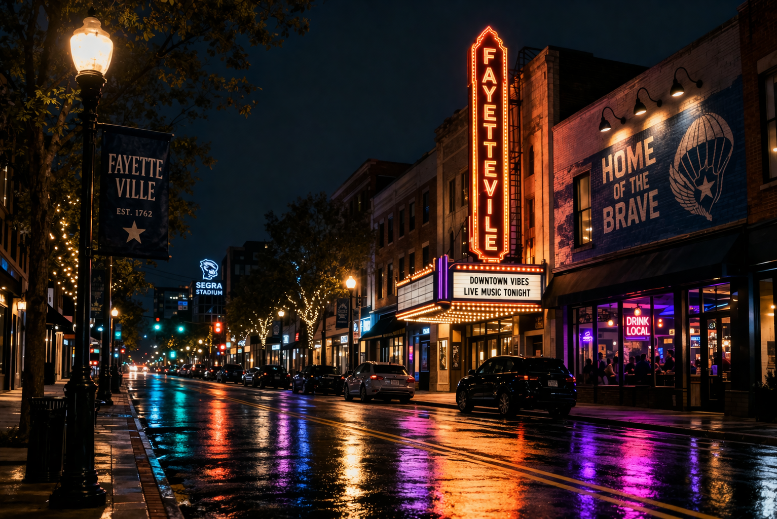 Fayetteville Night Vibes